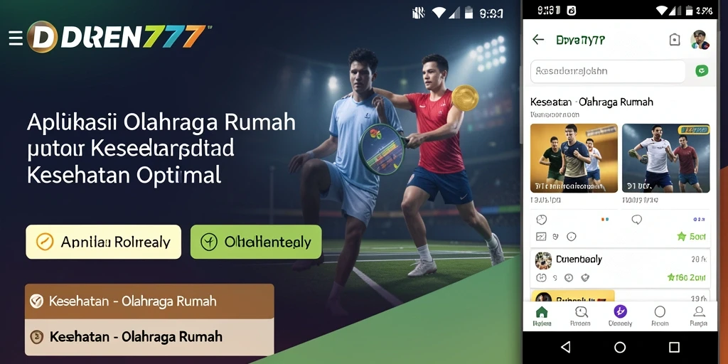 Antarmuka DUREN777 menampilkan berbagai latihan olahraga rumah yang menarik.