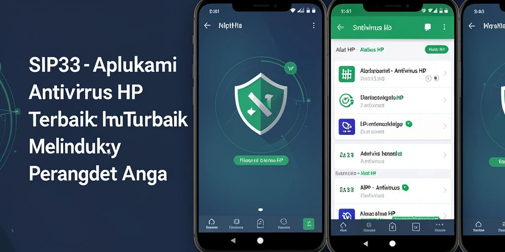 Tampilan antarmuka SIP33 yang sederhana dan fungsional.